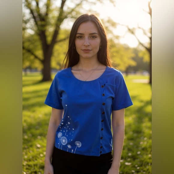 Ladies Casual Blouse (inv# 122) - Picture 2 of 11